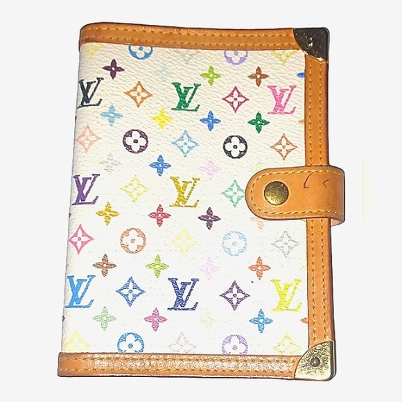 LOUIS VUITTON X MURAKAMI AUTHENTIC LEATHER AGENDA *RARE* EXCELLENT USED CONDITIO - Picture 1 of 16